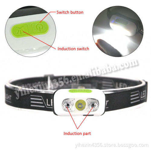 High Power 3W Sensor LED Headlamp For Fishing,Camping